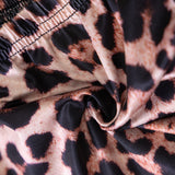 Summer Baby Girl Letter Print Short Sleeve Leopard Print 2 Pcs Sets