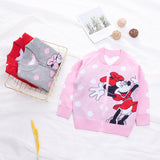 Kid Boy Coat Polka Dot Line Sweater