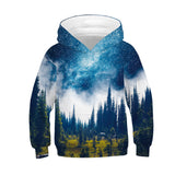 Kid Boy Girl Long Sleeve Fashion Fall 3D Digital Printing Hoodie