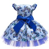 Kid Baby Girl Embroidery Ball Christmas Performance Gauze Dresses