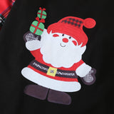 Baby Autumn Black Christmas Santa Claus One-piece Romper