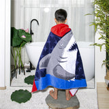 Baby Bathrobe Cartoon Bath Towel Robe Hooded Cloak Beach Towel Pajamas