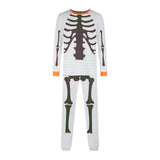 Family Matching Halloween Bone Print Parent-child Outfit Pajamas