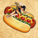 Kid Adults Bikini Beach Donut Cover Up Pareos Beach Sarongs Mats Swimsuits Pajamas