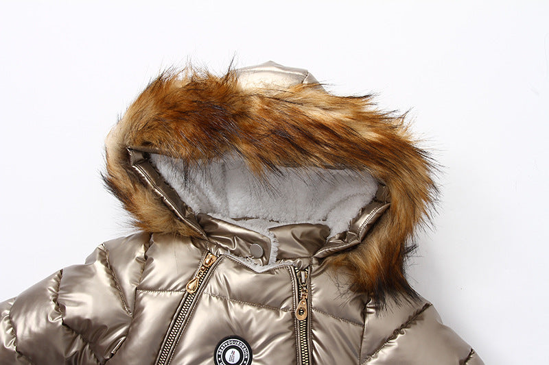 Newborn Baby Winter Rompers Long Sleeved Fashion Thickend Warm Jumpsuit