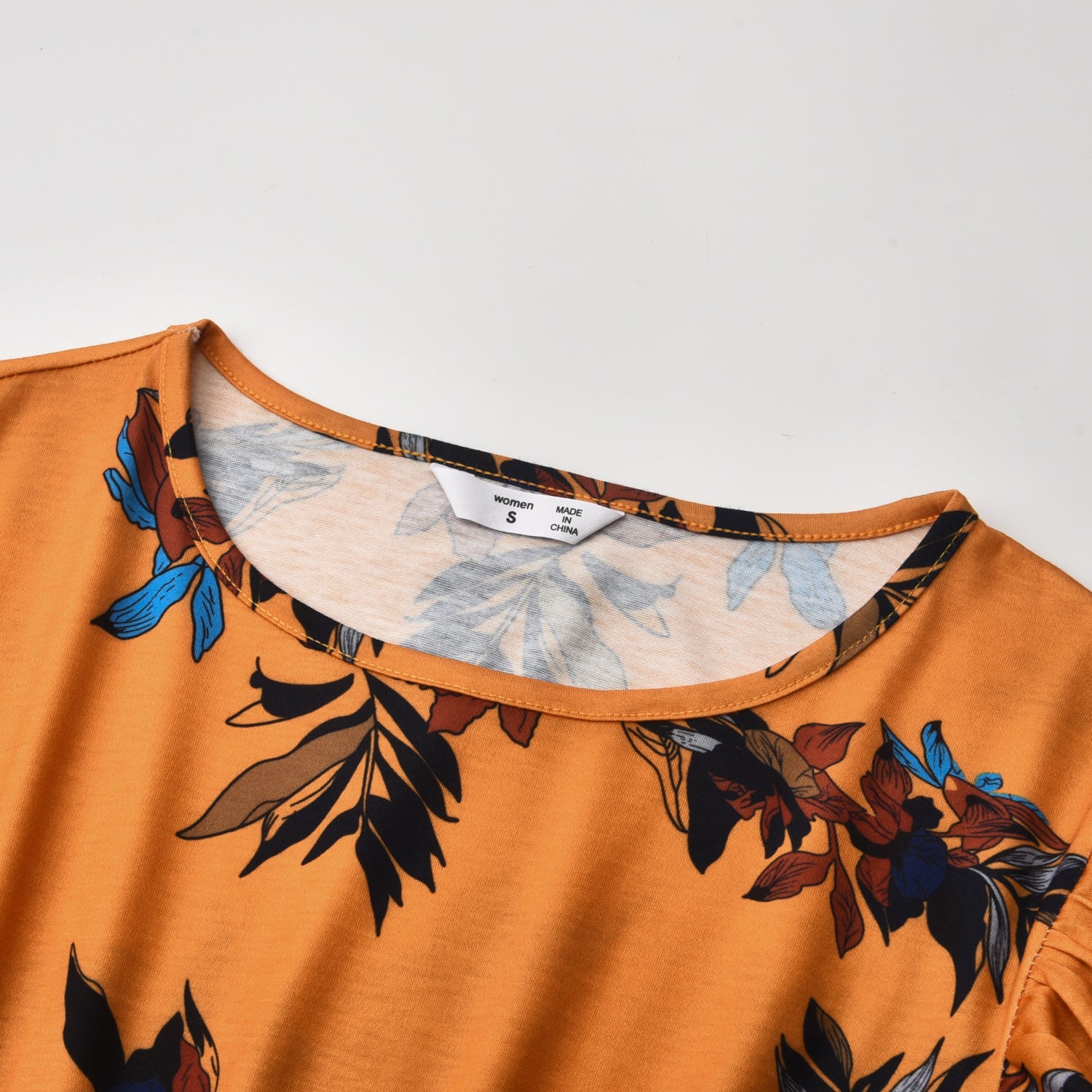 Family Matching Parent-child Mother-daughter Short Sleeve Printed Dress