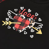 Kid Baby Girls Spring Valentine's Day Long Sleeve 3 Pcs Sets