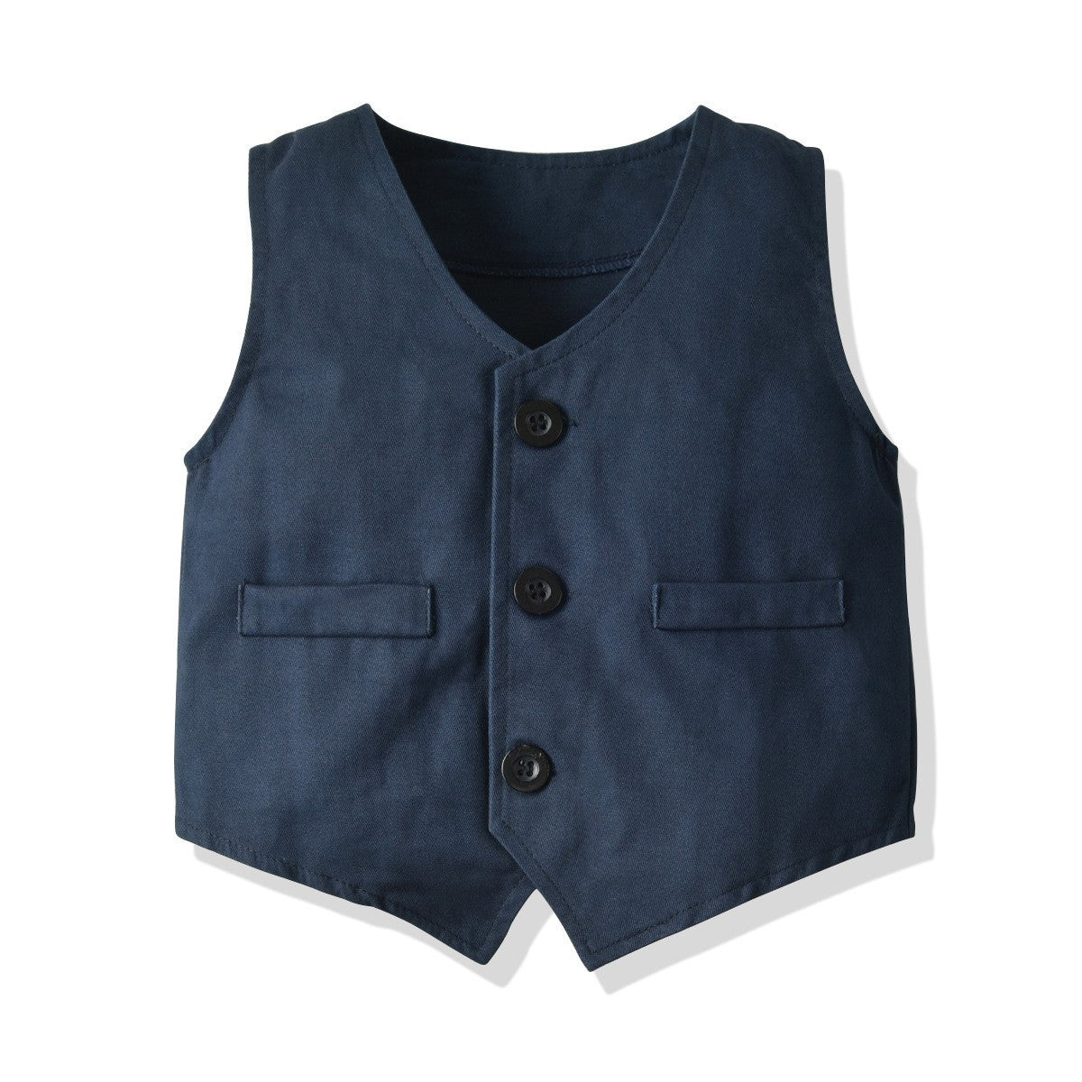 Kid Baby Boy Long-sleeved Striped Gentleman Suits 4 Pcs Sets