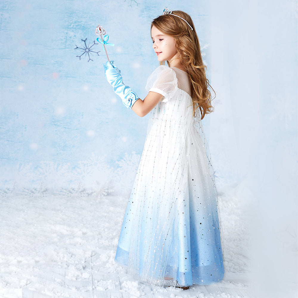 Kid Baby Girl Princess Summer New Frozen Aisha Pompous Dresses