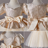 Kid Girl Princess Fashionable Sequin Dresses