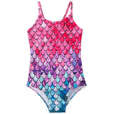 Kid Girls One-piece Swimsuit Mermaid Bathing Beach Swimwear