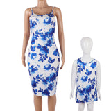 Family Matching Mother Daughter Parent Child Leisure Lovely Dresses