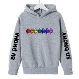 Kids Girl Boy Among US Peripheral Printed Hoodie
