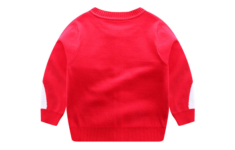 Kid Baby Girls Cardigan Explosive Round Neck Rainbow Autumn Sweaters