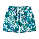 Summer Kids Boy Swimwear Fashion Striped Print Holiday Swimsuit