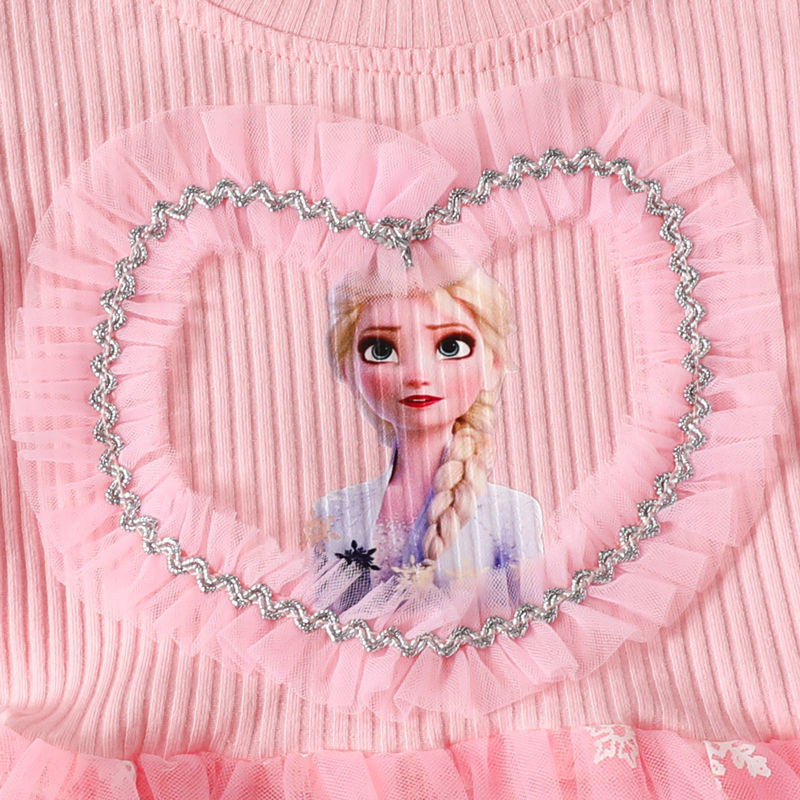 Kid Baby Girl New Long Sleeved Aisha Princess Frozzed Fall Dresses