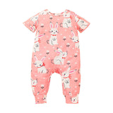 Baby Easter Newborn Harpy Crawl Suit Cute Short-sleeved Rompers