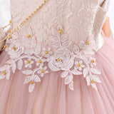 Kid Girl Princess Dress Pomfret Piano Performance Dress