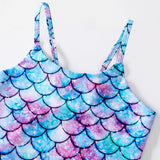 Kid Girls One-piece Swimsuit Mermaid Bathing Beach Swimwear