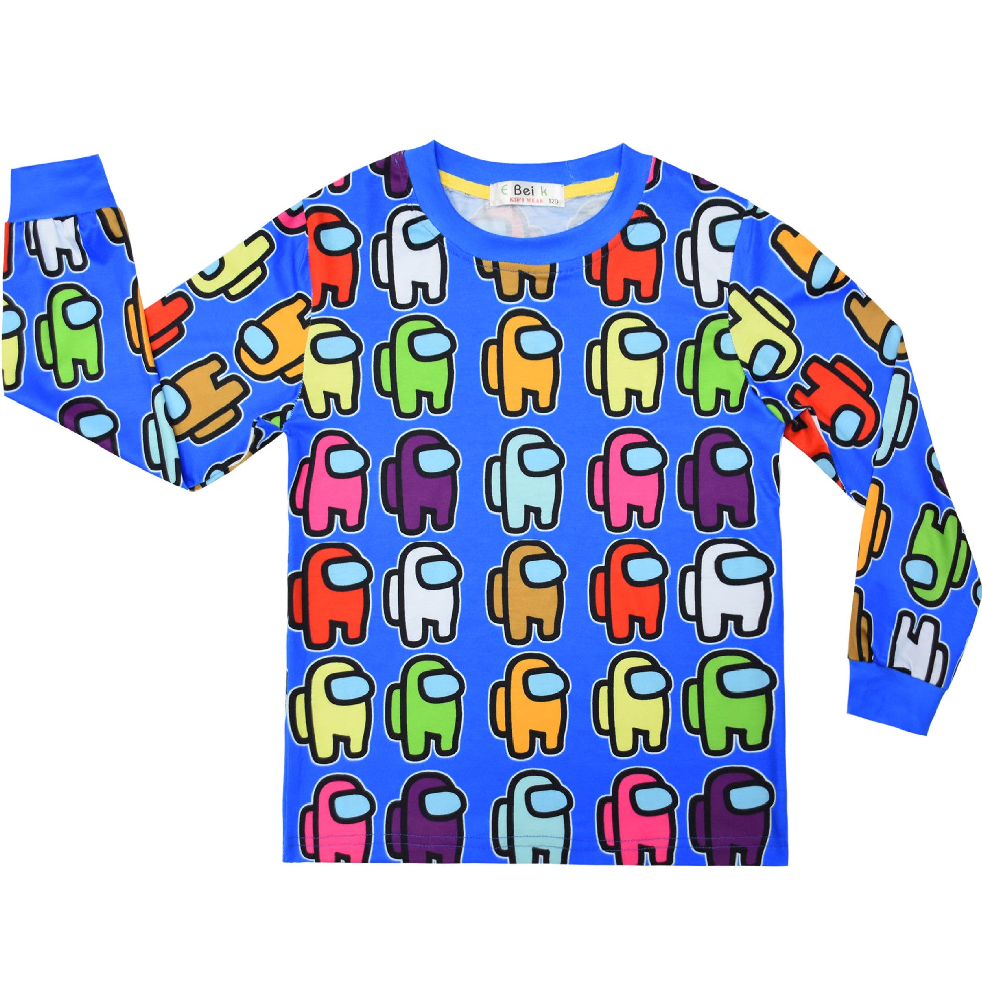 Kid Boy Game Middle School Long Sleeve Pajamas Set