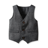 Kid Boy Little Gentleman Party Suits 2 Pcs Set