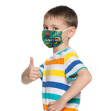 Kid Disposable Cartoon Series Spiny  Non-woven Fabric Three Layers Masks 10 Pcs