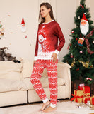 Family Cartoon Snowman Deer Christmas Parent-child Homewear Pajamas