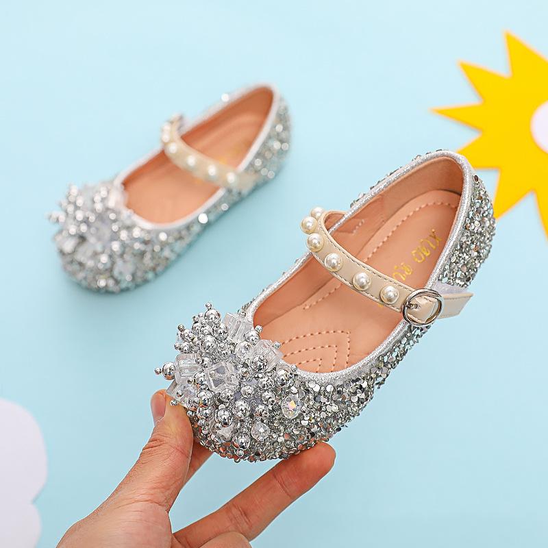 New Girls Pearl Princess Shoes