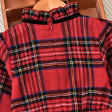 Kid Baby Girl Ins Popular European American Christmas Plaid Rompers