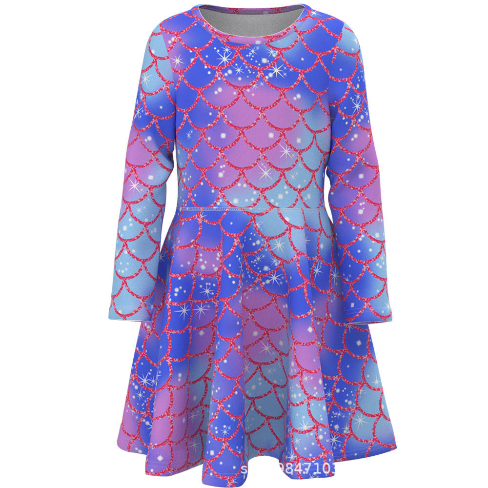 Kid Baby Girl Princess Mermaid Animal Unicorn Dress