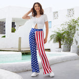 Family Matching Mother Daughter Flared Pants Independent Day Bottoms