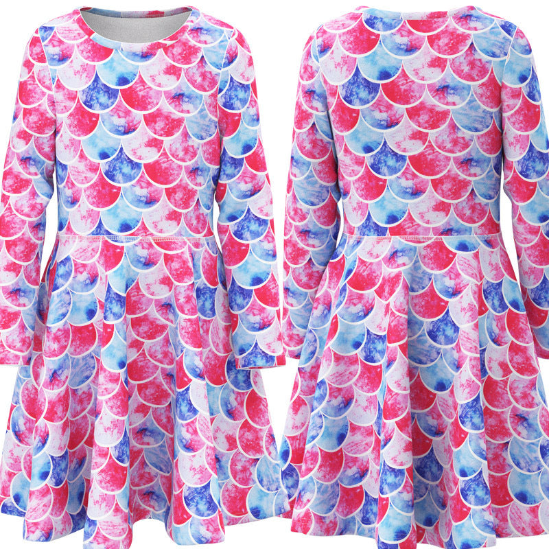 Kid Baby Girl Princess Mermaid Animal Unicorn Dress