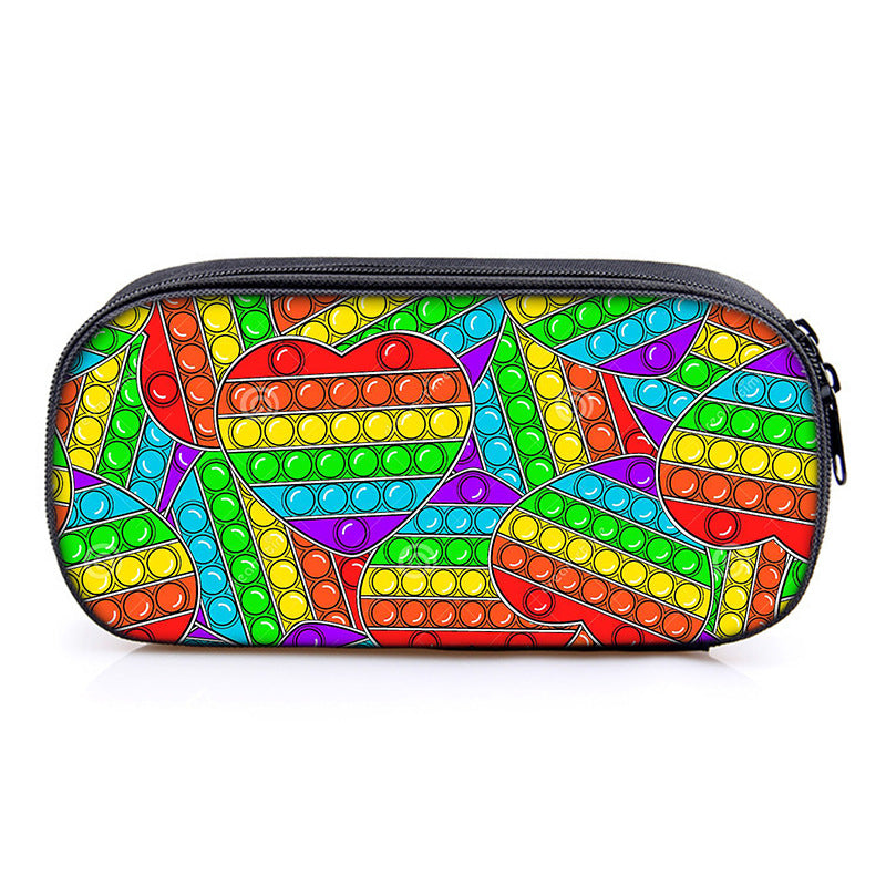 Kid Elementary School Pencil Case Exterminator Writing Bag