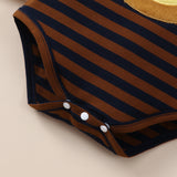 Spring New Easter Baby Lion Print 3 Pcs Set Suit