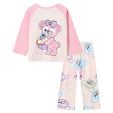 Kid Girl Sleepwear Spring Autumn Long Sleeves Loungewear Pajamas