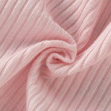 Baby Girl Suit Stripe Long Sleeve Letter Embroidered Flower 3 Pcs Sets