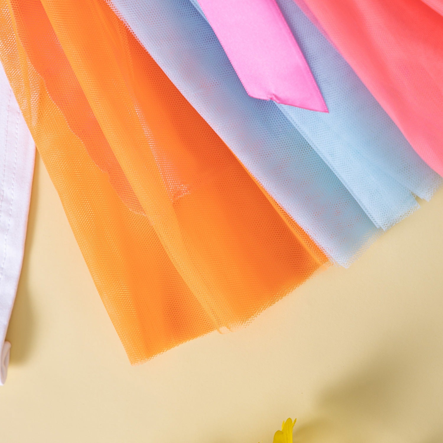 Kid Baby Girl Letter Printed Short Sleeve Crew Neck Colorful Set 2 Pcs