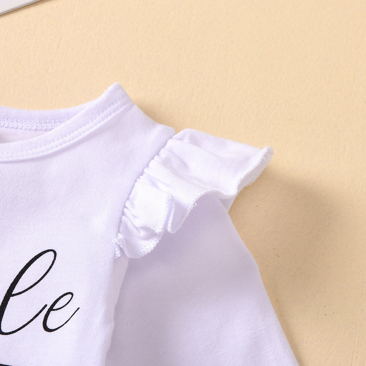 Spring Baby Girl Valentine's Day Set Long Sleeve Fart 3 Pcs