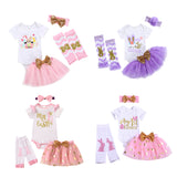Easter Baby Suit Haki Set 4 Pcs