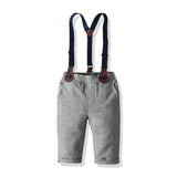 Kid Baby Boys Gentleman Suit Autumn Long Sleeve 3 Pcs Sets