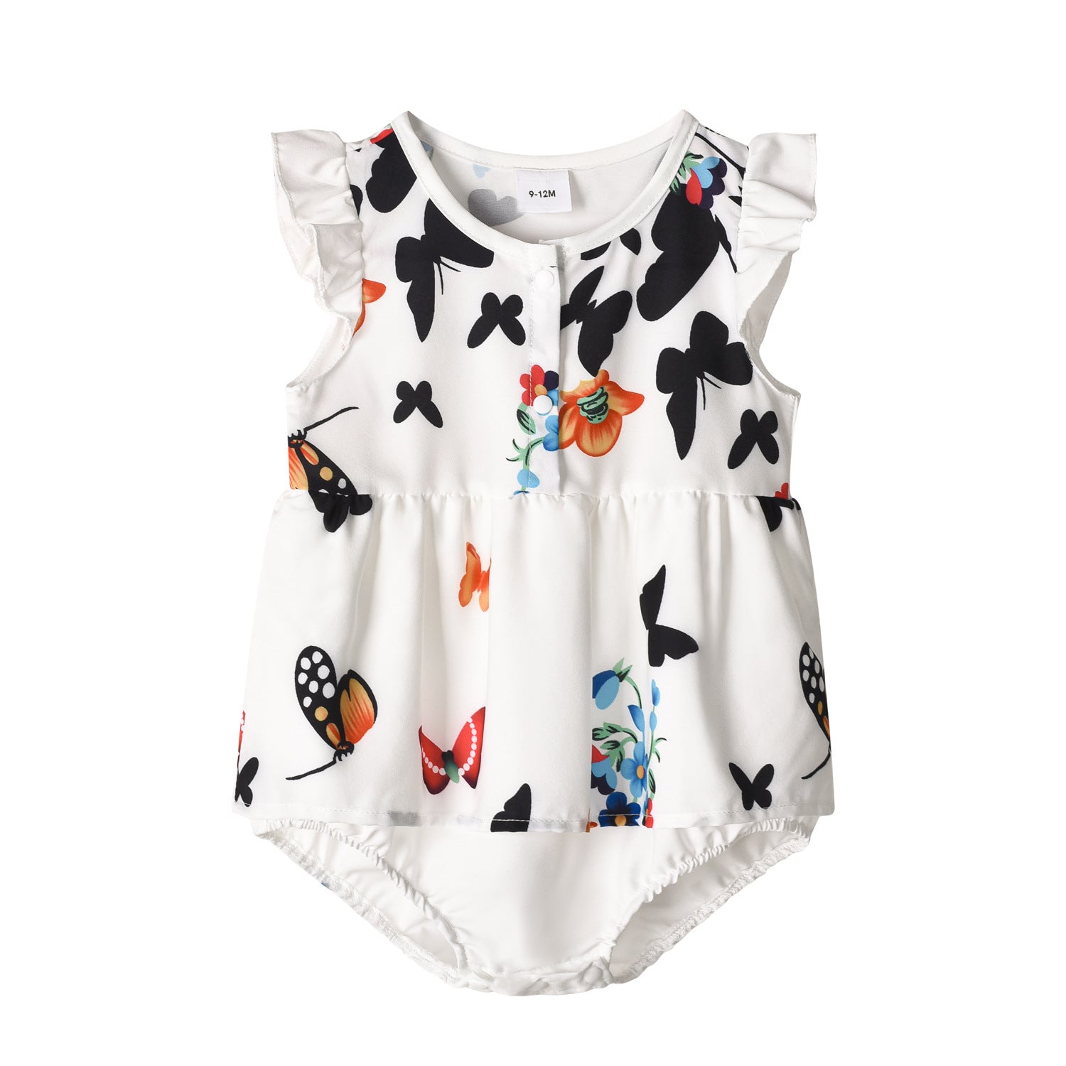 Family Matching Parent-child Father Mother Dress Flower Print Shirts Tops