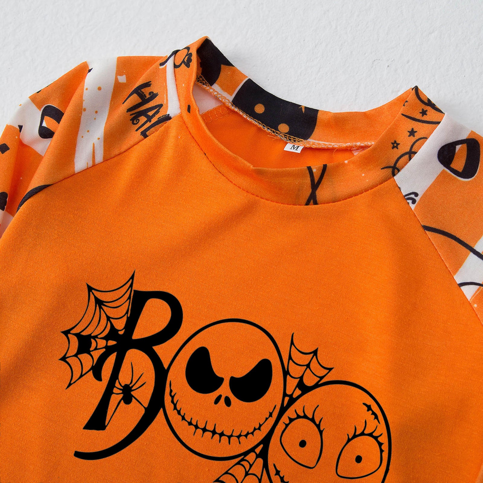 Family Matching Halloween Print Set Parent-child Pajamas