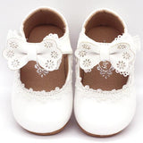 Baby Girl Bow Tie Toddlers with Soft Soles Shoes