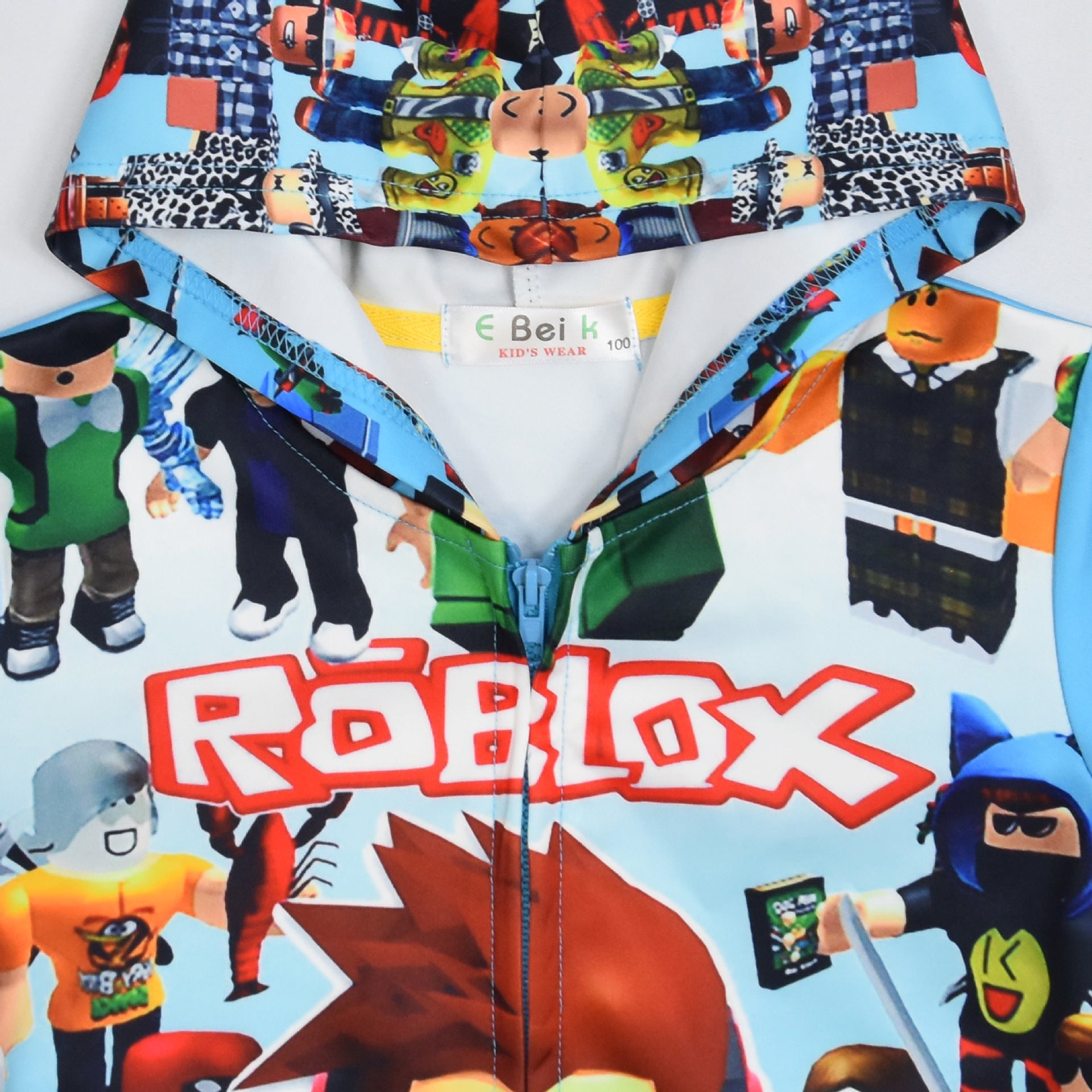 Kid Boy Jacket Zipper Hooded Cardigan Cartoon Game Coats