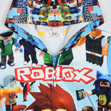 Kid Boy Jacket Zipper Hooded Cardigan Cartoon Game Coats