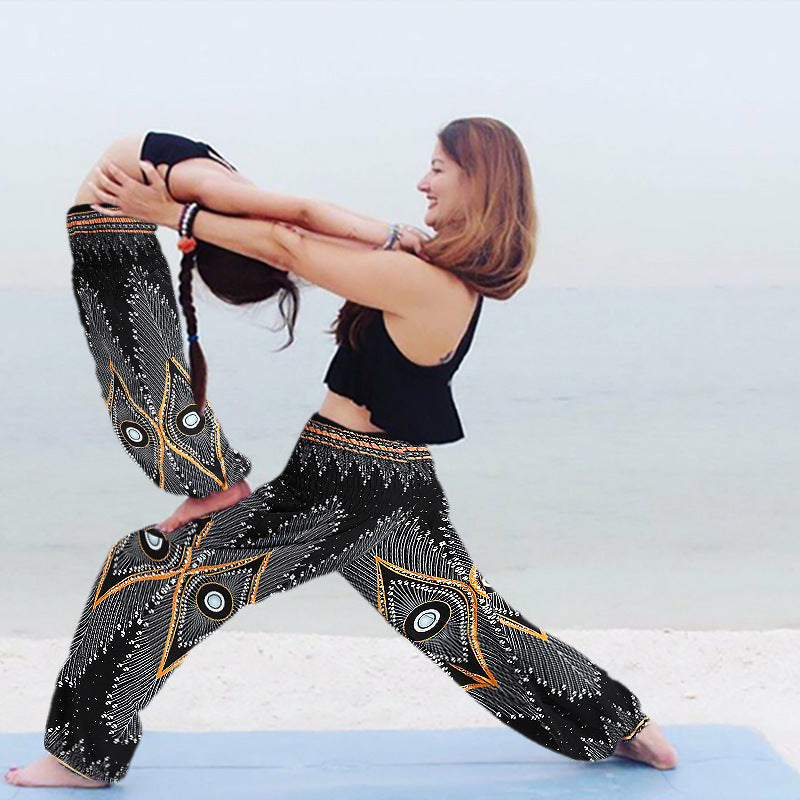 Family Matching Parent-child Yoga Lantern Pants