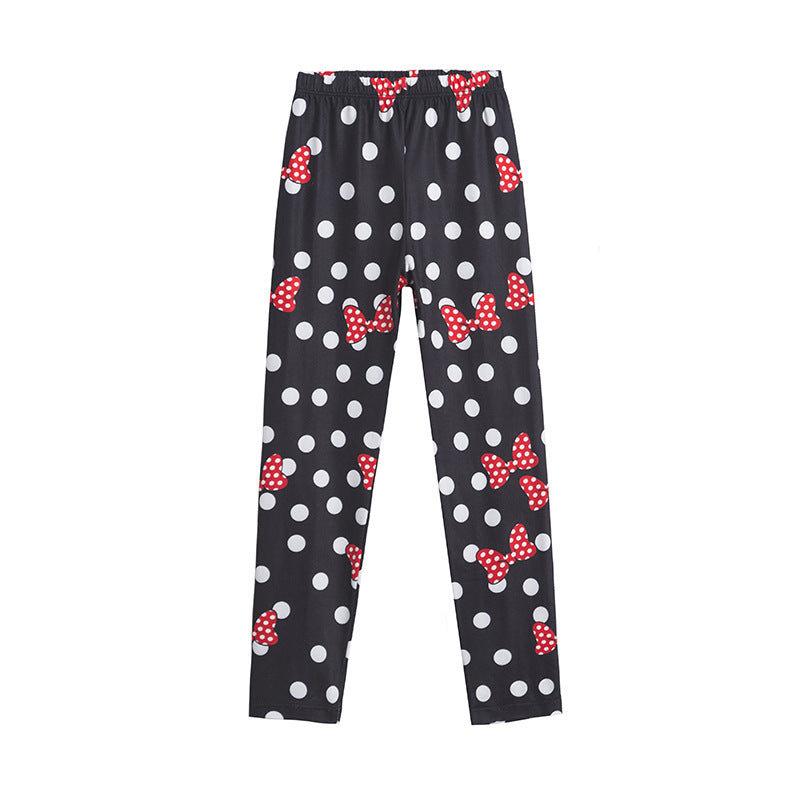 Kid Girl Leggings Spring Autumn Foreign Fashion Korean Trousers