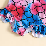 Baby Girls One-piece Summer Seaside Beach Wind Swimsuit
