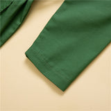 1-6Y Kid Baby Girls Long Sleeve Waist Windbreaker Dresses