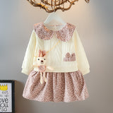 1-6Y Kid Baby Girl Cute Bunny Sets 2 Pcs